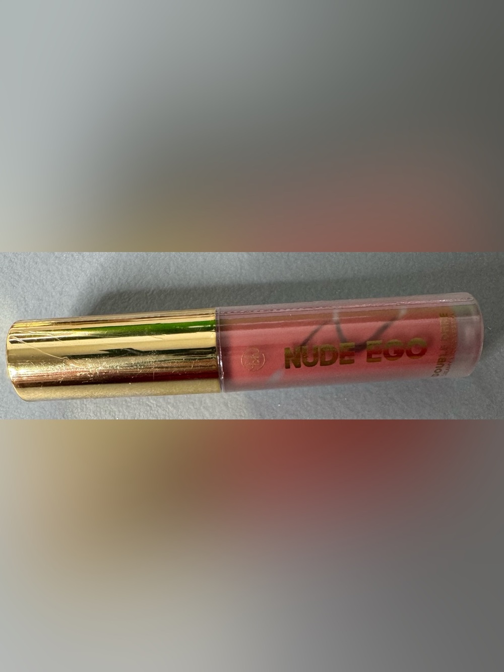 BH Cosmetics Nude Ego double dare mauve creamy liquid Lipstick with Gold Cap
